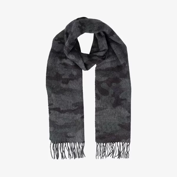 Khăn quàng cổ nam xám