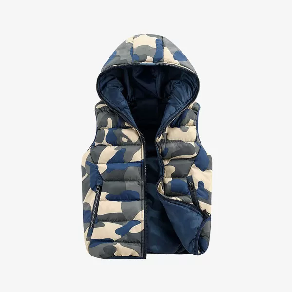 Áo gile họa tiết unisex